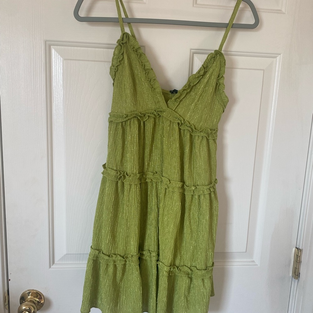 Wild Fable Lime Textured Top